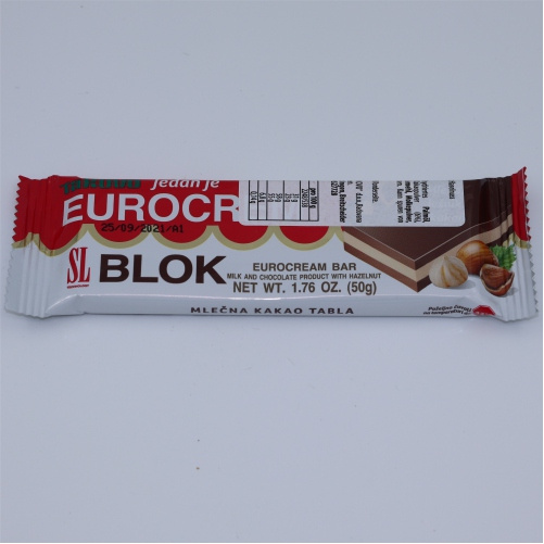 Eurocrem blok 50g - Swisslion