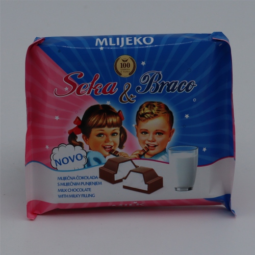 Seka & braca milk 95g - Zvecevo