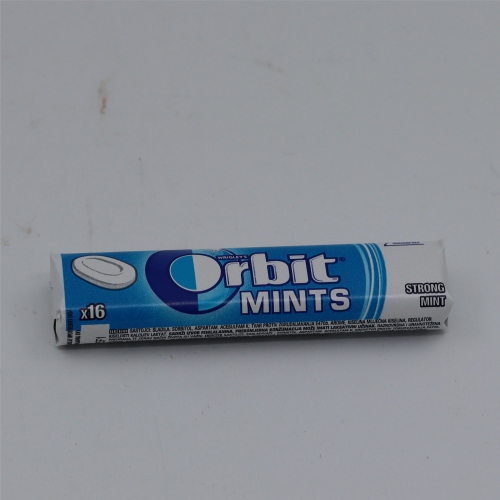 Orbit bonbone strong mint mints 28g